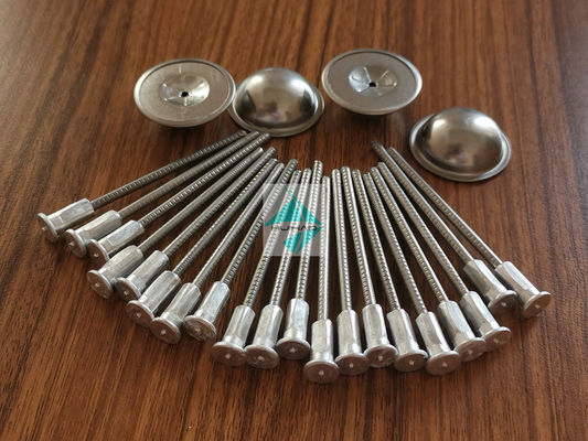 Gwoździe spawalnicze CD ze stali nierdzewnej, szpilki izolacyjne BImetaliczne 3 mm z aluminiową podstawą spawalniczą Fix podkładki samozabezpieczające