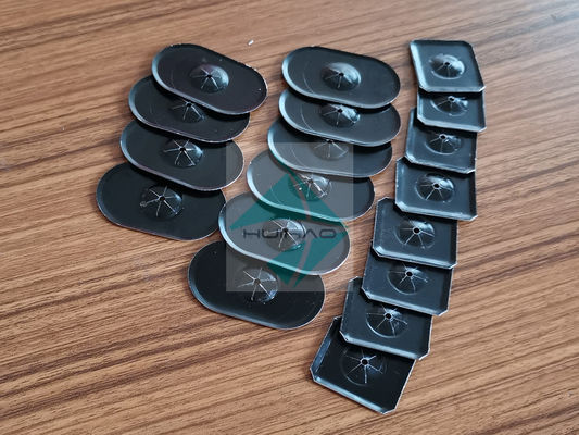 Czarne wykończone 2,4 mm x 95 mm J Klipsy do paneli słonecznych Mocujące siatkę słoneczną