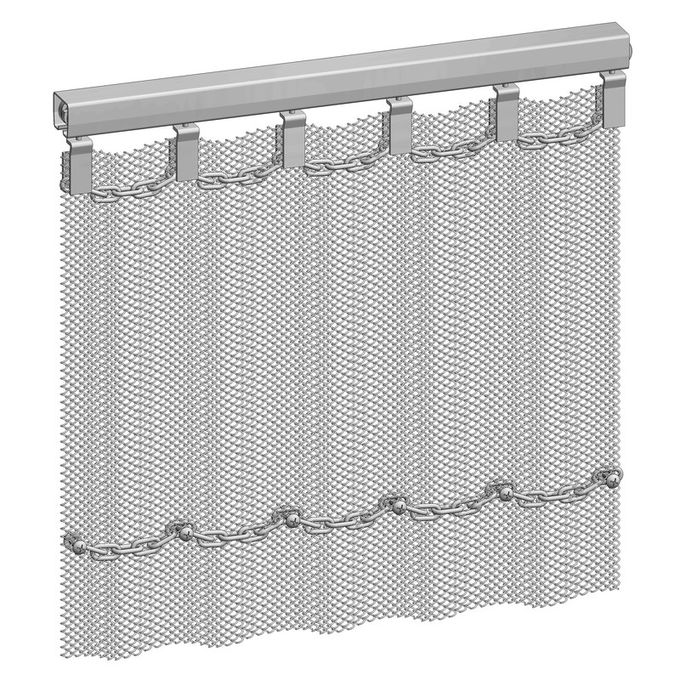Aluminiowa tkanina z drutu drutowego do zewnętrznego dzielnika patio z niestandardową usługą konfiguratora