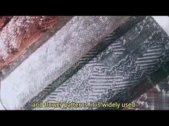 tekstylna siatka metaliczna do tkanin ściennych