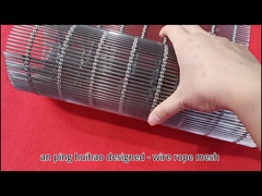 Architektoniczna siatka druciana do dekoracji wnętrz i budynków zewnętrznych