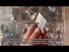 Aluminiowe złącza izolacyjne do ścian i sufitów, pierforowane szpilki izolacyjne do wełny skalnej